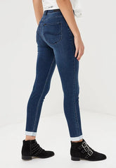 LEE SCARLETT HIGH DAMSKIE SPODNIE JEANSOWE ALBASTRU L626RKBJ 112114343